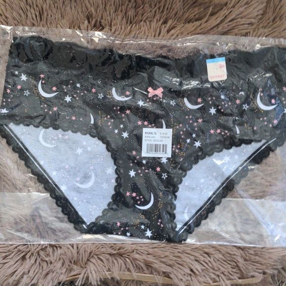 NEW Boybrief Panties 3 Pair!!!! Cute Bows, Stars, and Animal Print 7 / L - Picture 3 of 8